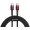 Kabelis USB C - USB C BASEUS CATKLF-G91 (1.0m, QC3.0, nailoninis, raudonas/juodas)