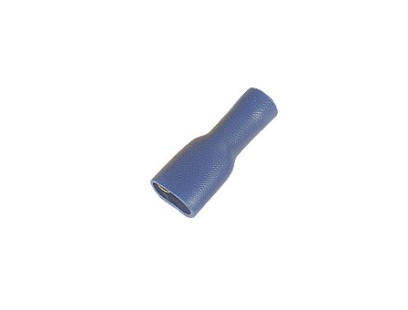 AFH/A-2.5 pilnai izoliuotas kištukinis lizdas (2.5mm², mėlynas)