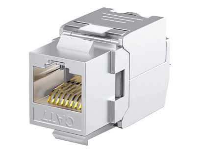Modulinis lizdas RJ45 FTP Cat6 LK-KJ-157 (23–26 AWG, 150 MHz, 110/Krone, 568A/B)