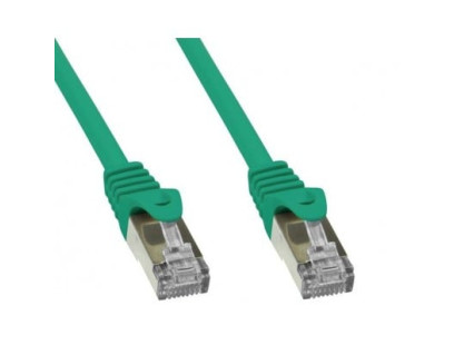 Patch kabelis (1m, S/FTP, CAT6, žalias)