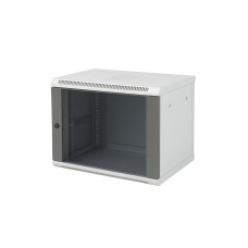 Komutacinė pakabinama spinta 19" 6U 600x450x368mm (surinkta)