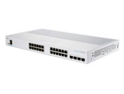 28 prievadų komutatorius CISCO CBS250-24T-4GEU