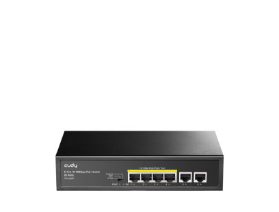 6 prievadų komutatorius CUDY FS1006P (Nevaldomas, PoE) 6 prievadų komutatorius CUDY FS1006P (Nevaldomas, PoE)