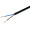 Lietkabelis OMY kabelis BVV-LL 2x2.5mm2 (juodas, 100m)
