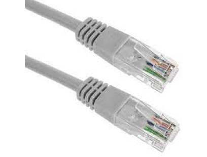 Patch kabelis (3m, UTP, CAT6, pilkas)