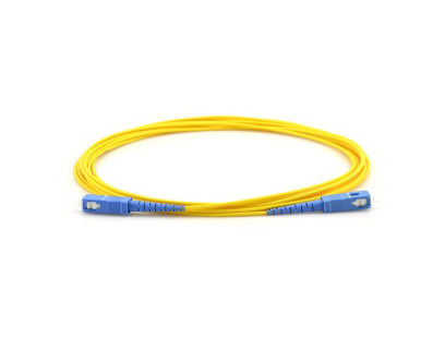 Optinis jungiamasis laidas SC/UPC–SC/UPC (SM, Simplex, 3mm, G657A1, 9/125µ, OS1/OS2, LSZH, 2m)