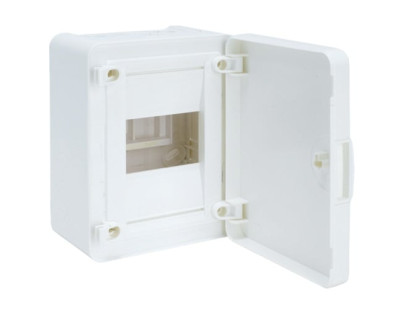 GOLF2 plastikinis virštinkinis skydelis VS104PD 1x4 mod. Hager (IP40)