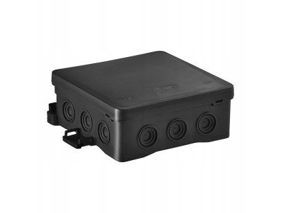 Hermetinė paskirstymo dėžutė Simet NS5 35360107 (juoda, 75x75x40mm, IP54)