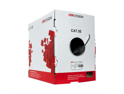 Kabelis ryšio Hik-vision UTP 5E DS-1LN5EO-UU/E (Gysla-0.50mm, ritė 305m, lauko, juodas) Kabelis ryšio Hik-vision UTP 5E DS-1LN5EO-UU/E (Gysla-0.50mm, ritė 305m, lauko, juodas)