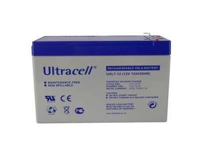 Akumuliatorius Ultracell UXL7-12 (7Ah, 12V, F1, VRLA, AGM) Akumuliatorius Ultracell UXL7-12 (7Ah, 12V, F1, VRLA, AGM)