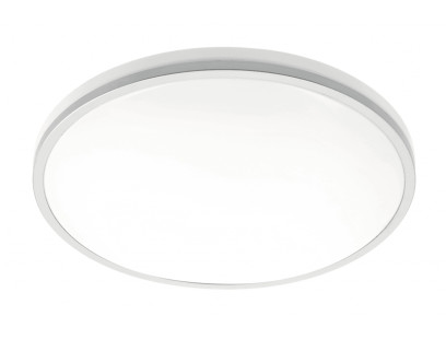 Šviestuvas lubinis apvalus pilkas TULA LED (24W, 1680lm, IP44, 4000K) GTV LD-TUL24W-NW-80