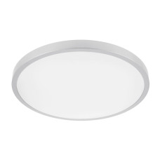 ATOL LED lubinis šviestuvas (32W, 2560lm, 4000K, sidabrinis, apvalus) GTV LD-ATOL32W-NW-02