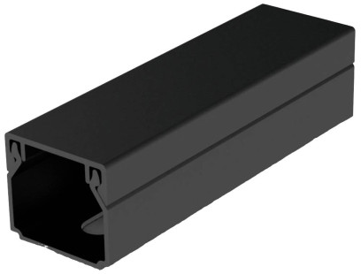 Kabelių lovelis Kopos LHD 40X40_FD (juodas, 40×40 mm, 2 m, atsparus UV, su apsaugine plėvele)