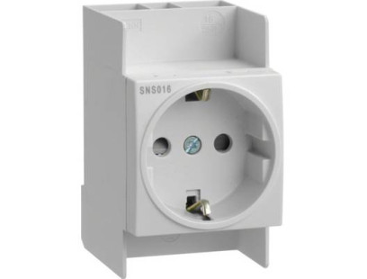 Modulinis kištukinis lizdas Hager SNS016 (16A, 250V, 2P+E)