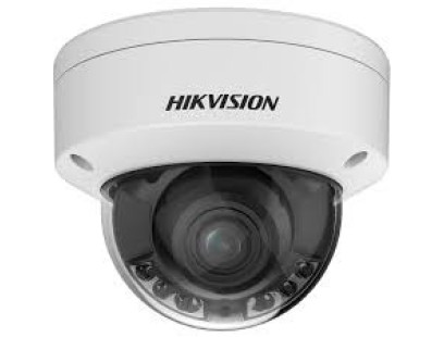 Hikvision dome DS-2CD2787G2T-LZS F2.8-12 (balta, 8 MP, IR, LED iki 40m, ColorVu, Darkfighter)