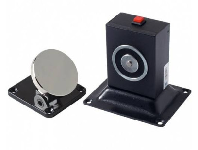 Durų laikymo elektromagnetas YD-605 (50 kg, 500N, 12/24V DC)