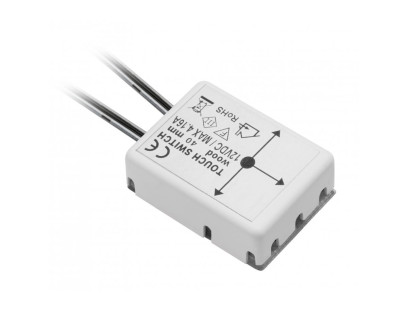 Bekontaktis jungiklis (50 W, DC 12 V, IP20, baltas) GTV AE-WPDRW-00