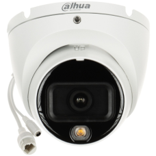 Dahua Dome IPC-HDW1639T-A-IL-0280B-S6 F2.8 (Balta, 6MP, ~110°, IR+balta šviesa 30m, IP67)