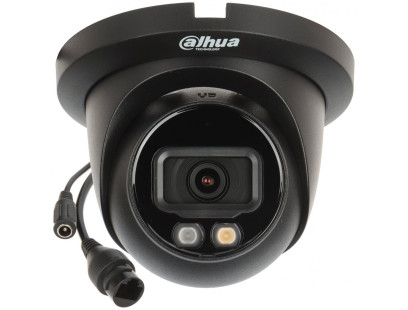 Dahua Dome IPC-HDW2449TM-S-IL-0280B F2.8 (Juoda, 4MP, 95°, IR+LED 30m, IP67, IK10)