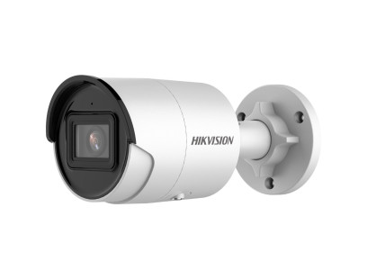Hikvision bullet DS-2CD2043G2-IU F2.8 (balta, 4 MP, 40 m. IR, AcuSense)