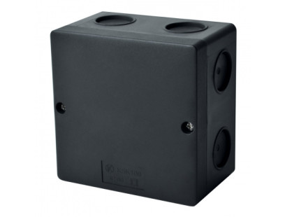 Hermetinė paskirstymo dėžutė Kopos KSK 100_FA (juoda, 101x101x63mm, IP66, UV atspari)