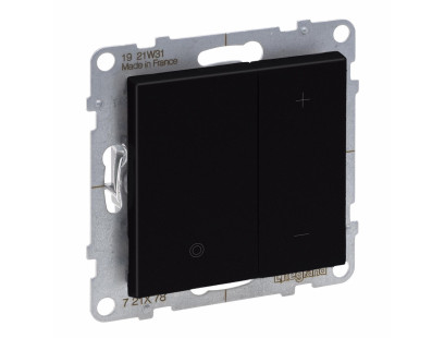 Dimeris juodas LED 300W SUNO Legrand 721478 (10 lempučių max, kaitrinės lempos - 300W)