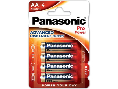 Baterija ProPower Panasonic LR6 AA (4 vnt.) Baterija ProPower Panasonic LR6 AA (4 vnt.)