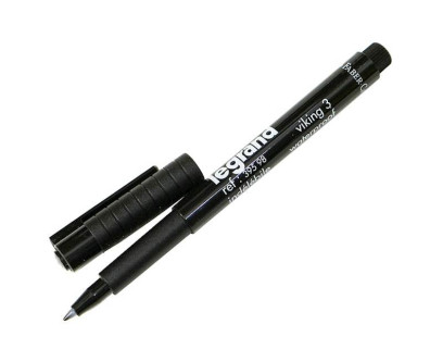 Markeris LEGRAND 039598 (juodas, plonas)