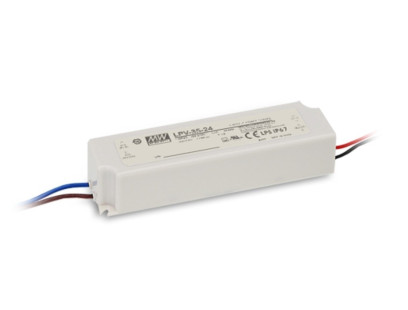 Impulsinis maitinimo šaltinis LED 24V 36W 1.5A, IP67, MEAN WELL LPV-35-24
