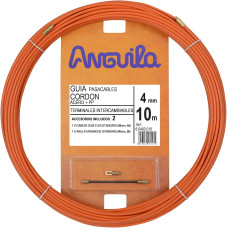 Kabelio pratraukėjas (10m, 4mm, oranžinis, plieninis)