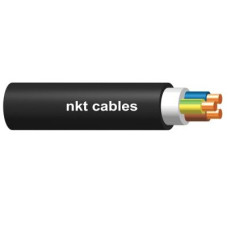 Jėgos kabelis CYKY 5x16mm² 450/750V NKT (juodas, PVC, skirtas kloti žemėje, 500m)