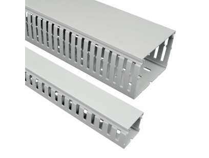 Plastikinis perforuotas kanalas Kopos RK 50X50 HF_LD (pilkas, behalogenis, 50x50mm, 2m) Plastikinis perforuotas kanalas Kopos RK 50X50 HF_LD (pilkas, behalogenis, 50x50mm, 2m)