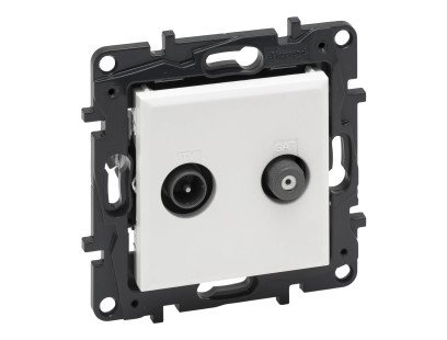 TV / SAT lizdas Niloe Step Legrand 863183 (balta spalva)