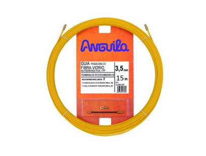 Kabelio pratraukėjas (15m, 3.5mm, geltonas, stiklo audinys)